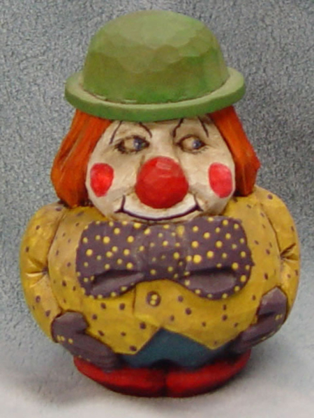 IR020 Roly-poly Clown by Dan Easley Signed