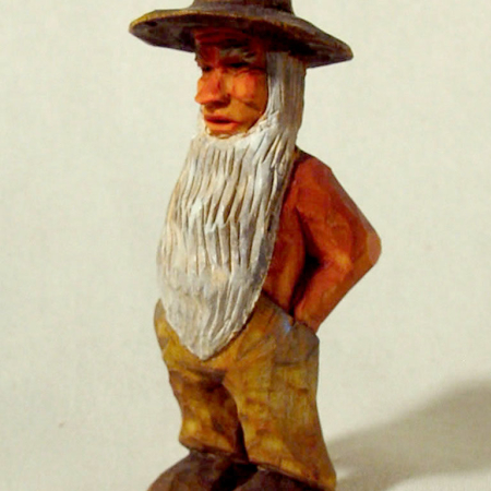 KW021 Hillbilly with Wide Brim Hat by Katie Williams unsigned