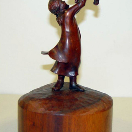 NB003 Girl with Cat Jack Haines