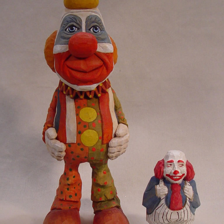 TB011 Big Clown and Little Clown J. E. Smith and Denny Neubauer Signed
