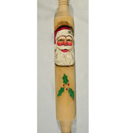 TR038 Rolling Pin Santa Len Dillon Unsigned