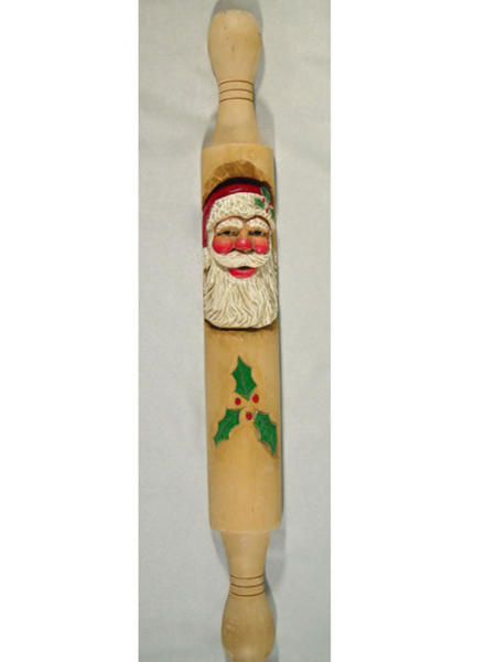 TR038 Rolling Pin Santa Len Dillon Unsigned