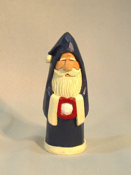 CL102 Blue Santa by Myron Bowman
