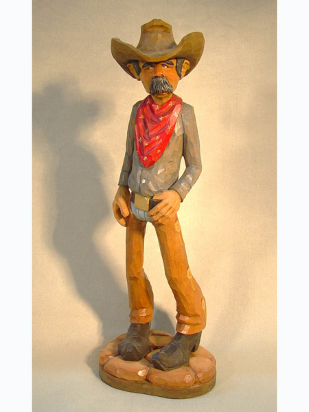 EC218 Cowboy with Red Bandana by Claude Bolton