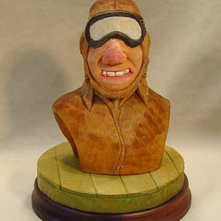 Pilot Bust by Tom Brown