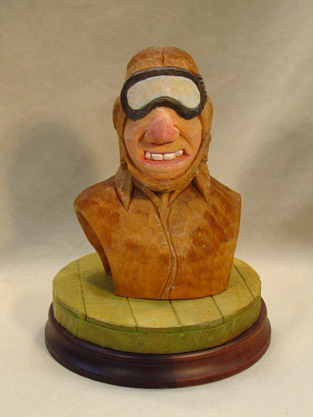 Pilot Bust by Tom Brown