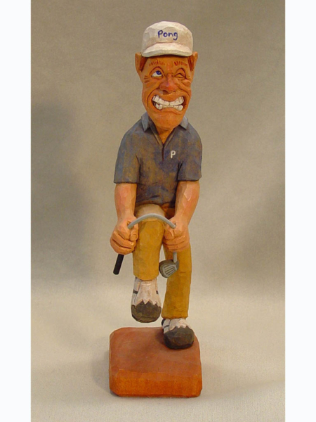 EC243 Angry Golfer by Steve Brown