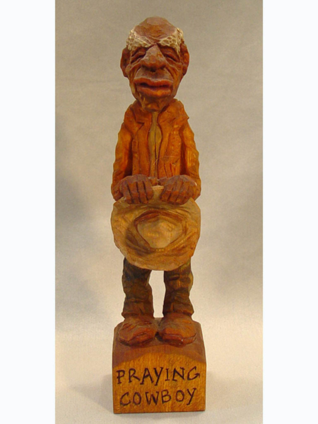 EC249 Praying Cowboy by P.J. Driscoll