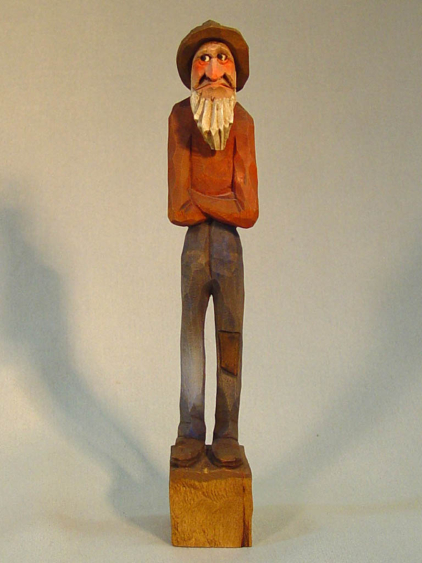 EC330 Hillbilly with red shirt by Jim Haviland