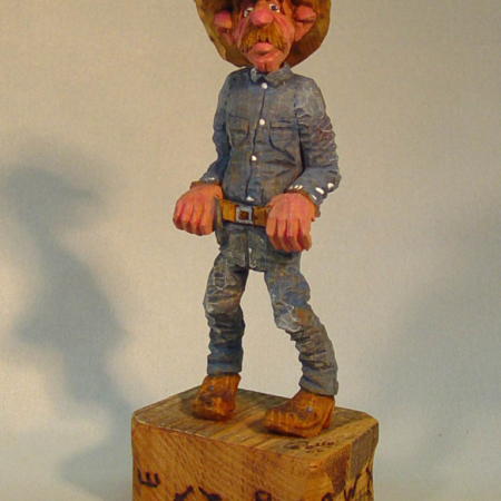 EC352 Cowboy Buck with branded base by Polly