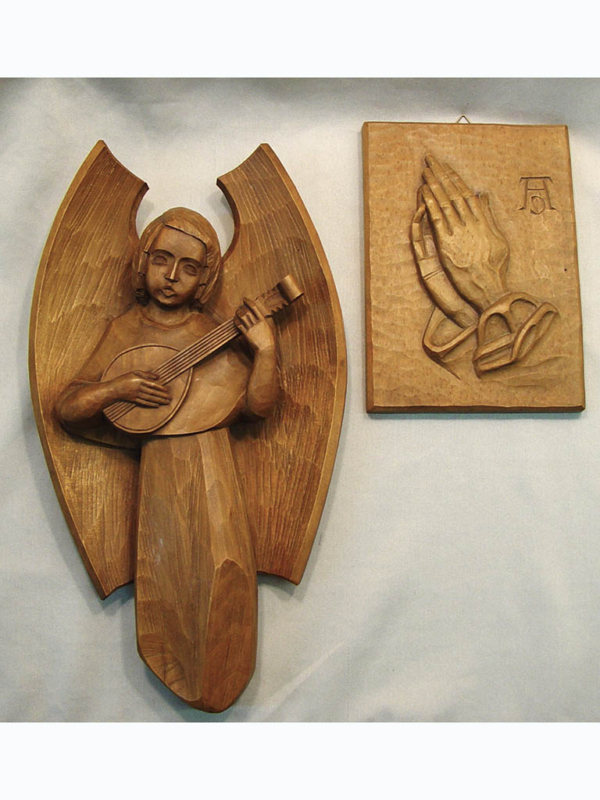 EC418 Angel & Guitar, Praying Hands by Alexander van Elst