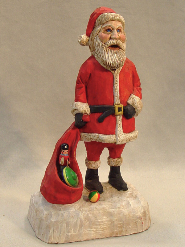 NB029 Santa with Toys by Stu Martin