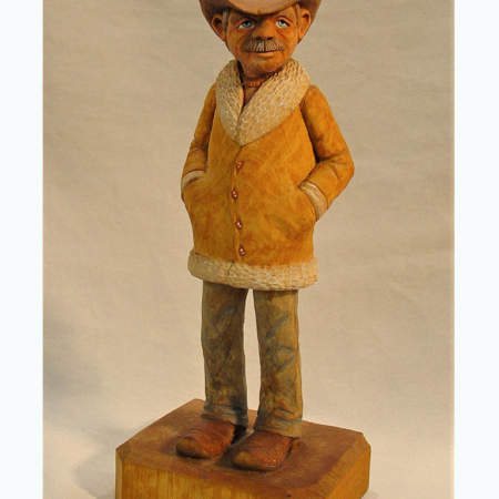 TR042 Cowboy signed by Bill Bayless