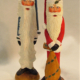 TR050 Pair of Santas signed by Ira Simmering