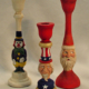 TR051 Holiday Candle Holders signed by Easley